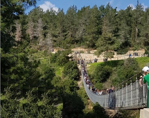 פארק נשר הגשרים התלויים