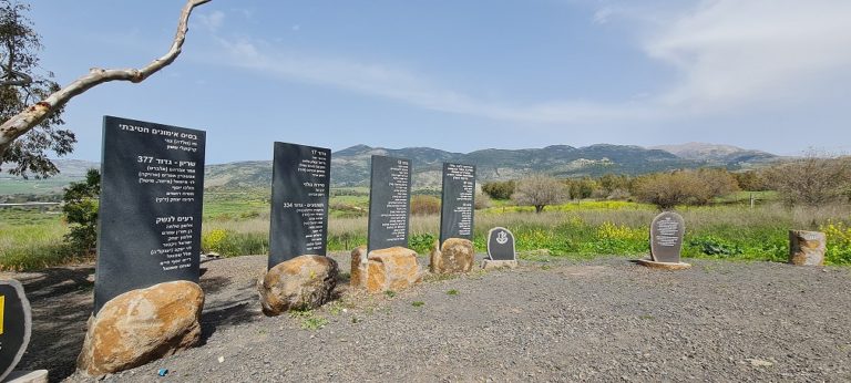 מצפה גולני תל פאחר וציר הנפט בחלקו הצפוני