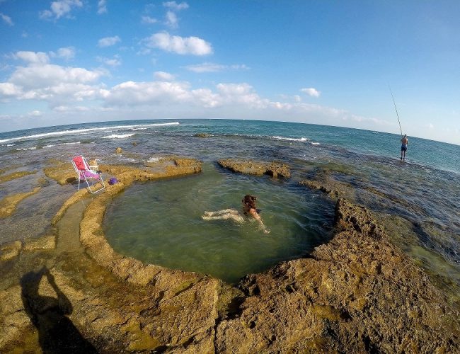 שמורת הטבע וגן לאומי חוף שקמונה והג'קוזי של חיפה