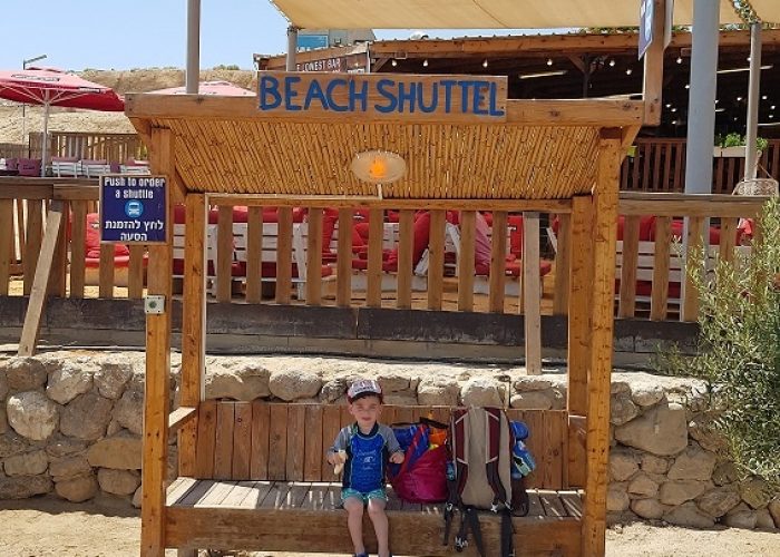 חוף קליה צפון ים המלח