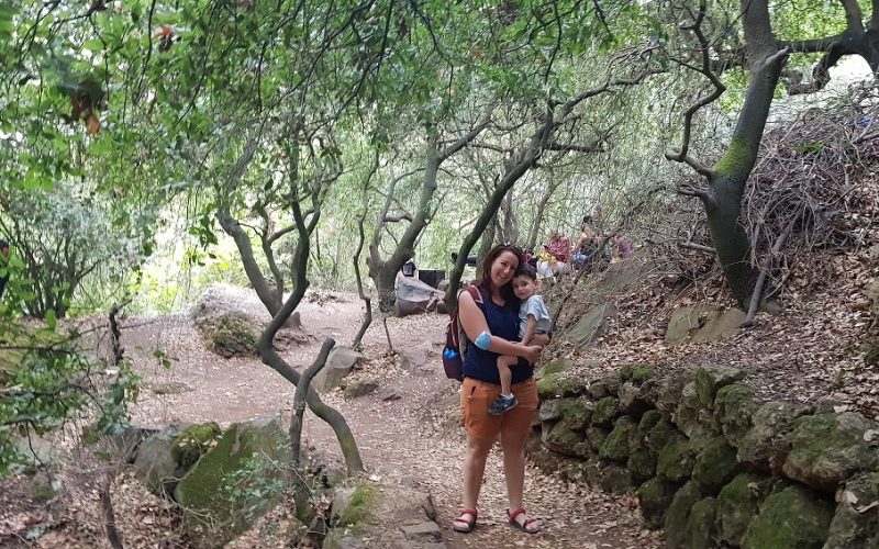 השביל התלוי ומפל הבניאס נחל חרמון