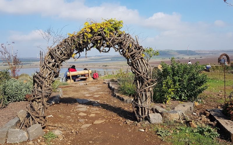 קיבוץ מרום גולן – תצפית מאגר בנטל וחוות הסוסים
