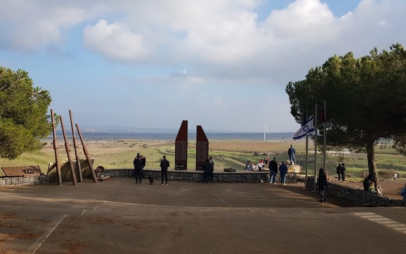 אנדרטת זיכרון עוז 77 עמק הבכא - מלחמת יום הכיפורים