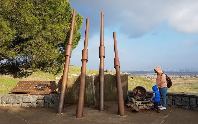 אנדרטת זיכרון עוז 77 עמק הבכא - מלחמת יום הכיפורים