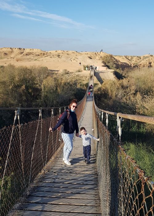 הגשר התלוי בבשור - דרך נוף הבשור