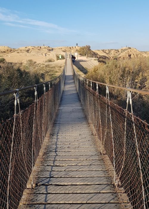 הגשר התלוי בבשור - דרך נוף הבשור
