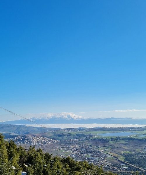שביל הפסגה הר מירון בשלג