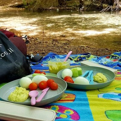 סט 5 צלחות עשויות במבוק הנחות בשביל המשפחה