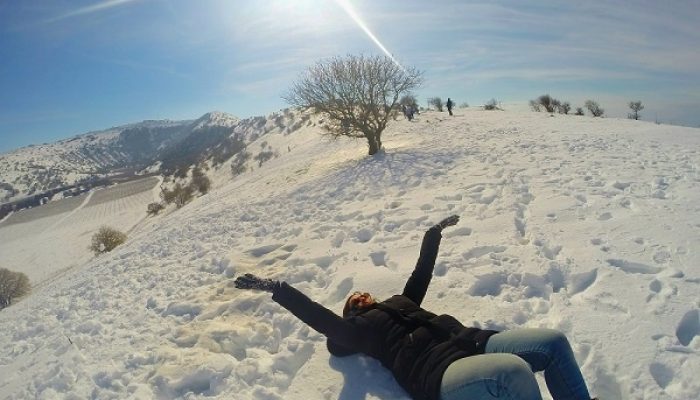 רמת הגולן בשלג