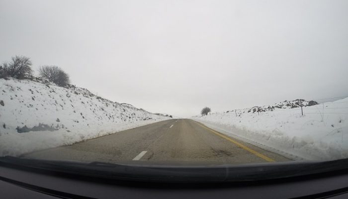 רמת הגולן בשלג