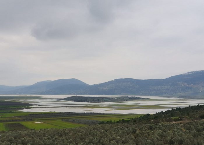 תצפית על בקעת נטופה בדרך נוף הר תורען