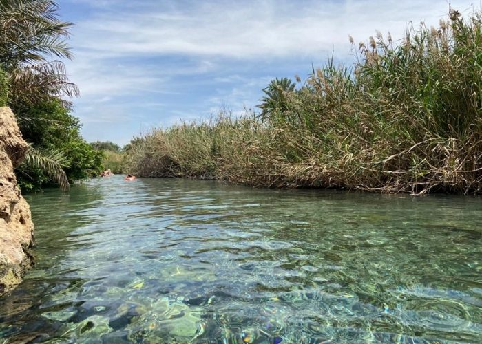 פארק המעיינות המסלול נחל הקיבוצים עין חומה עין מגדל
