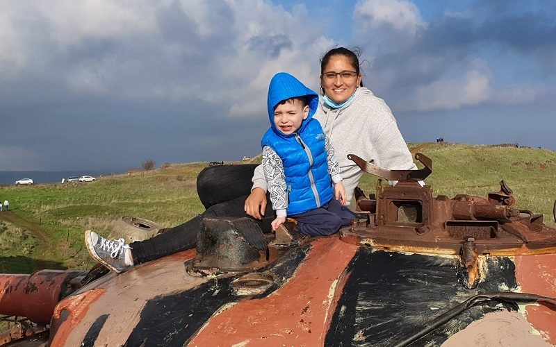 אנדרטת זיכרון עוז 77 עמק הבכא - מלחמת יום הכיפורים