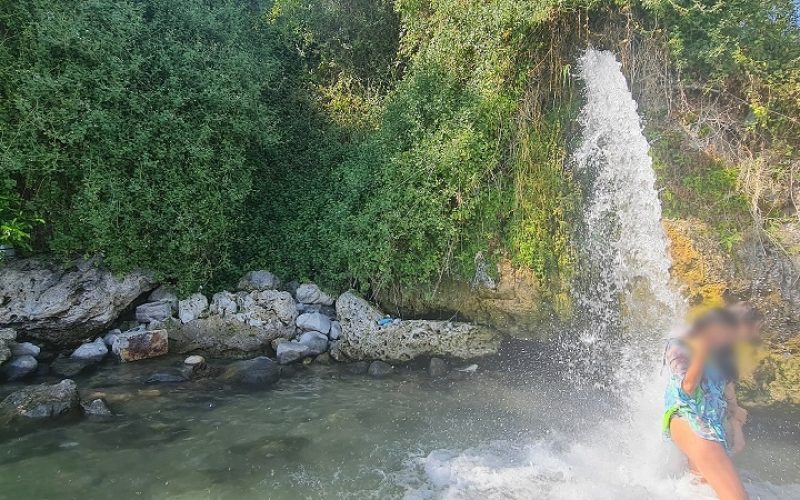 המפל הנסתר בכנרת - עין איוב כפר נחום