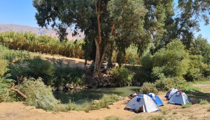 חניון נופש גשר להבות – חניון יום ולילה חינמי